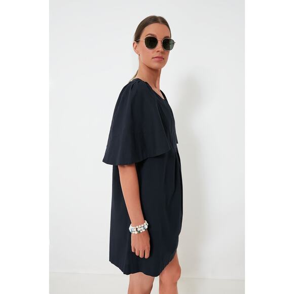 TUCKERNUCK Pomander Place Deep Navy Finley Flutter Sleeve Dress NWT Size XXL - Picture 3 of 12
